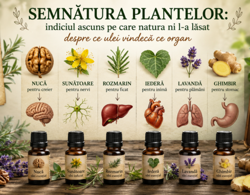 Semnătura plantelor: indiciul ascuns pe care natura ni l-a lăsat despre ce ulei vindecă ce organ